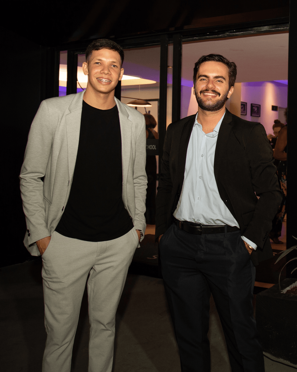 Fundadores da Flyer On: Adriano Maciel e Bernardo Rehn